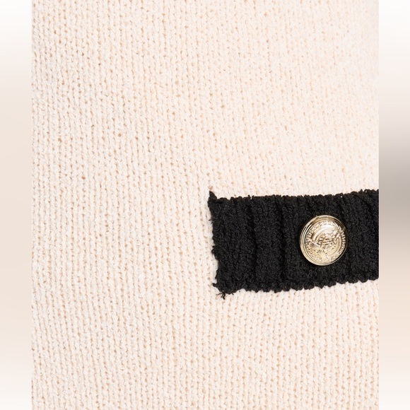 endless rose Crochet Knit Collared Dress - Picture 4 of 5